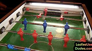 Femdom babes in three-way with guy and bottle