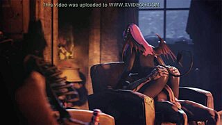 Night before Christmas with DMC's futanari adventure