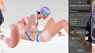 Wild lesbian teen 18+ threesome in the game build