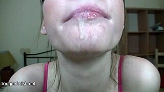 POV video of a young blonde girl getting fucked by her stepdad