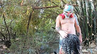 i took my aunt to the waterfall, ate her ass, and filled her with cum