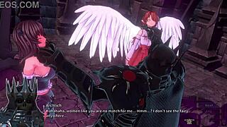 i-i'm petrified ricca turning into succubus in this 4k hentai game