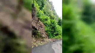 Perfect woman fucks a tour guide in the mountain