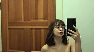 watch this cute teen rip clothes off showing small tits and ass in pov solo