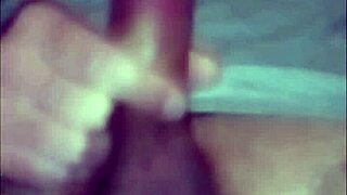 Horny guy jerks his long cock in closeup, moaning as he cums hard