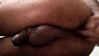 she uses anal toys for intense masturbation