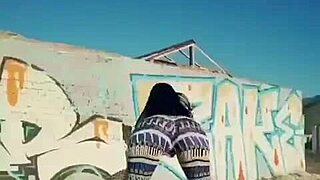 Skinny Arab Girls Compete in Dance Showcasing Ass Movements