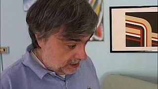 School teen 18+ girl sucks old hairy cock daily