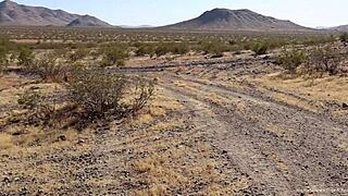 Watch Lady Lazerus suck cock in the desert! So hot!