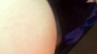 White BBW Bent Over in Doggystyle Position Receives Cumshot