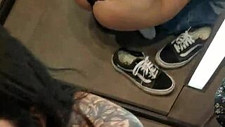 Did you get fucked in the mouth by a stranger in the store's changing room?