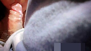 Lesbian Best Friend Sucks Cock Out of Curiosity in Public Car