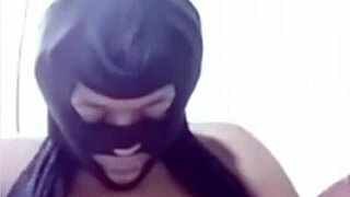 cindy experiences nipple and pussy clamps in homemade bdsm session with master