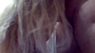 She gets her pussy licked and handjob, cum on tits