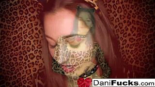 Sexy Dani Daniels fingers her tight wet pussy until she cums hard on camera