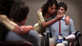 In Genesis Order hentai game pornplay ep 15, femdom facesitting dominates the scene.