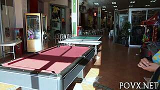 zoe foxx in a teen 18+ pov scene with hardcore elements