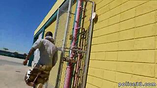 Shoplifting teen gets cop's physical attention