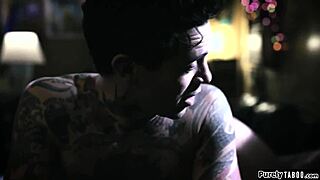 Guy dominates his young trailer trash stepsister with huge cock in intense fucking session