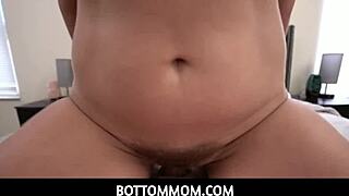 Watch Step Mom's Tits Bounce While She Rides From Below