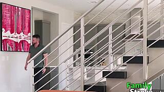 dick sucked by gorgeous step teen 18+ in familystroke