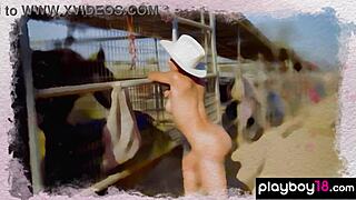 Look at muse mia valentine introducing her big natural tits!