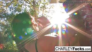 Charley Chase says, 'Get my ass fucked by the pool.'