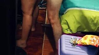 egyptian milf bent over for intense doggystyle session