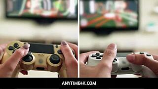 Free Use Step Sis Gives Blowjob And Handjob While Making Grocery List