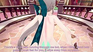 Lynette engages in intimate scenes and oral acts in Genshin Impact. 😊