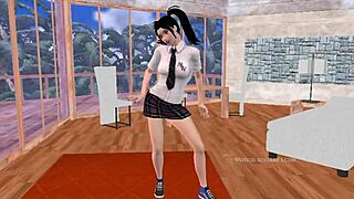 Bored teen fucks two black men