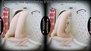 Solo Teen Babe Fingers Pussy In VR!