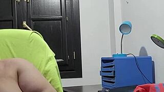 old fat mature woman strips naked in the office for hardcore action