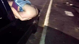 wife feels exposed with her ass out for strangers to fuck in public, emotions running wild