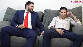 Straight Men Magic Javi And Adrian Dimas In Costumes