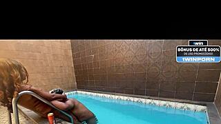 Piscininha With Lover on Stairs Gets Dick Thrust