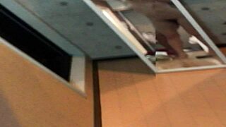 hot asian girl gives blowjob exposed