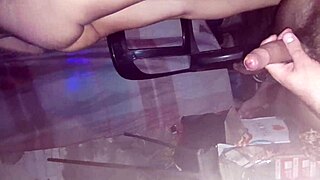 latina neighbor gets anal sex with monster cock creampie