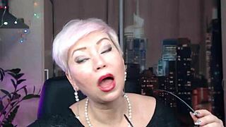 russian milf aimeeparadise feels timid with toys on webcam