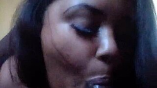 Miss Mazi's blowjob contrasts with her amazing skills