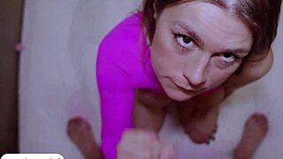 Hey, This Busty Babe Sucked Cock And Had Hardcore Sex After Watching Porn!