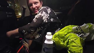 I PICK UP and FUCK my TAXI DRIVER hard!