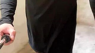 What are you doing in the office corridor in that pencil skirt and black stockings?