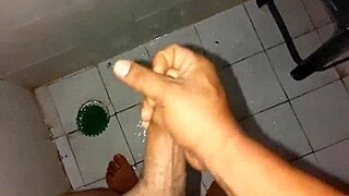 Male Stroking His Cock In Intense Masturbation Session