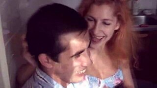 Young couple enjoys intimate moments together in their relationship