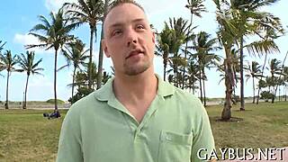 two gay guys engage in sexy sex passionately