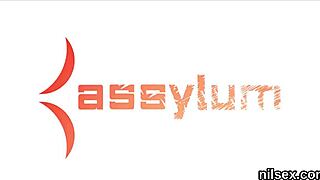 sexy nympho brought in anal asylum for awkward treatment