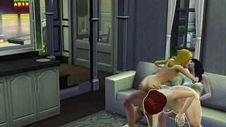 The Sims 4 - introduced to my new family gathering