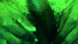 Showing off my big black cock in action