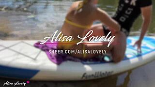 hey, isn't it a perfect sunny day to bang my stepsister during a river walk outdoors?